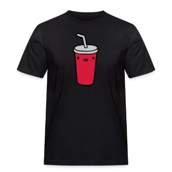Mug Restaurant - Men's Workwear T-Shirt - black - Front - AI Model Male 178 light (178cm)
