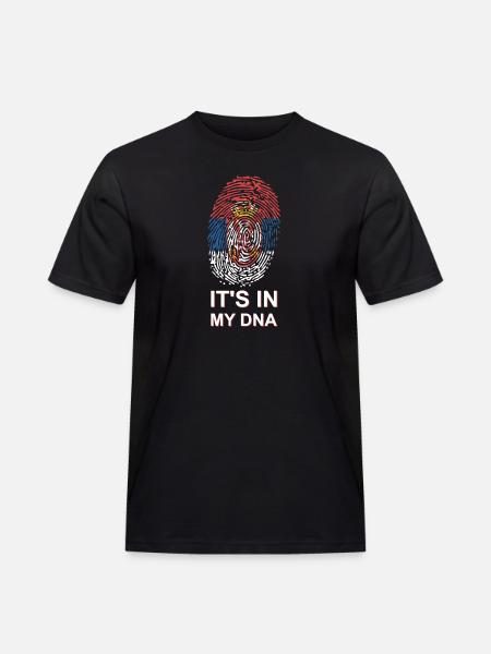 ADN de Serbie - T-shirt Workwear homme - noir