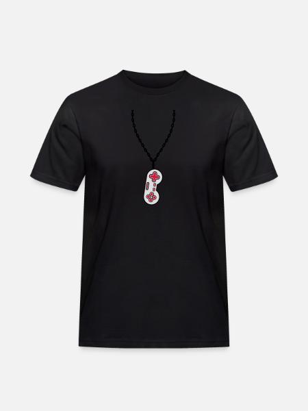 Necklace Jewelry Old Controller - Men's Workwear T-Shirt - black