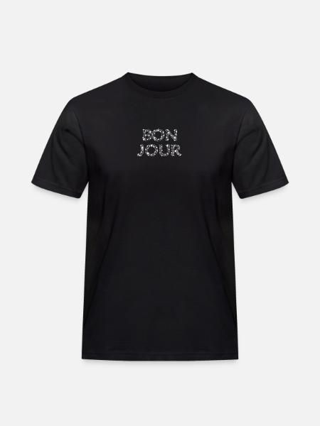 HELLO - Men's Workwear T-Shirt - black
