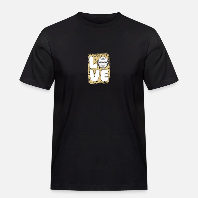 Golfspieler Golf - Männer Workwear T-Shirt - Schwarz