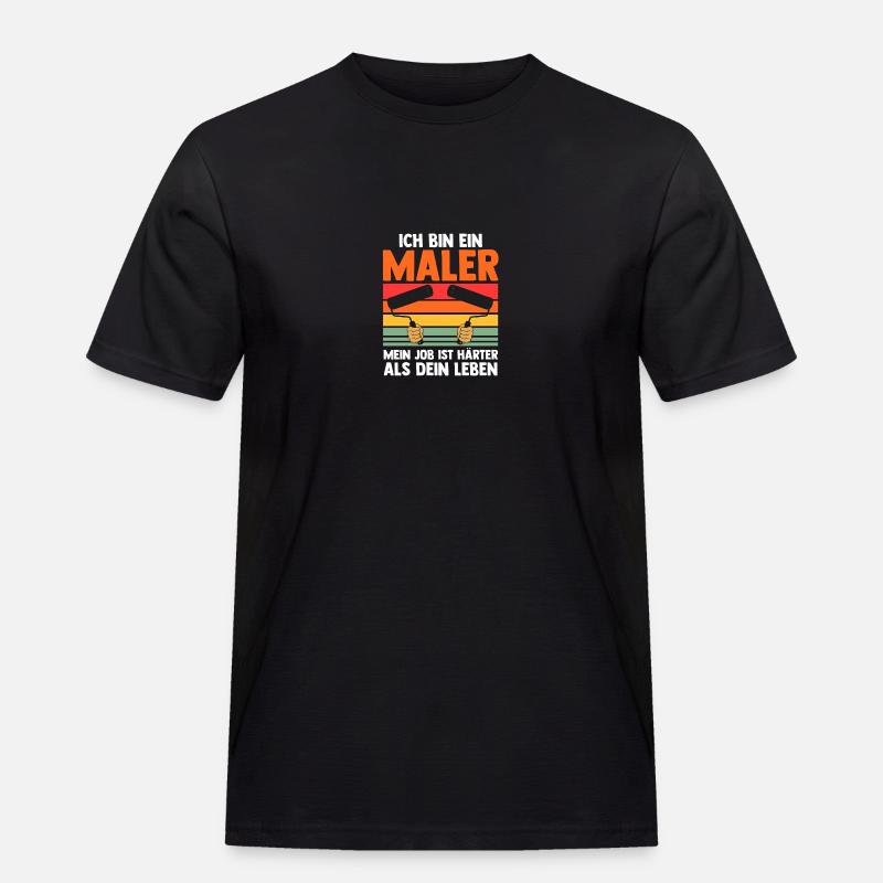 Master Painter Journeyman Painter - Men's Workwear T-Shirt - black