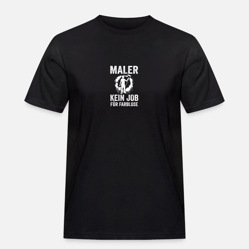 Master Painter Journeyman Painter - Men's Workwear T-Shirt - black