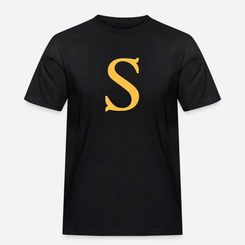 S - Männer Workwear T-Shirt - Schwarz
