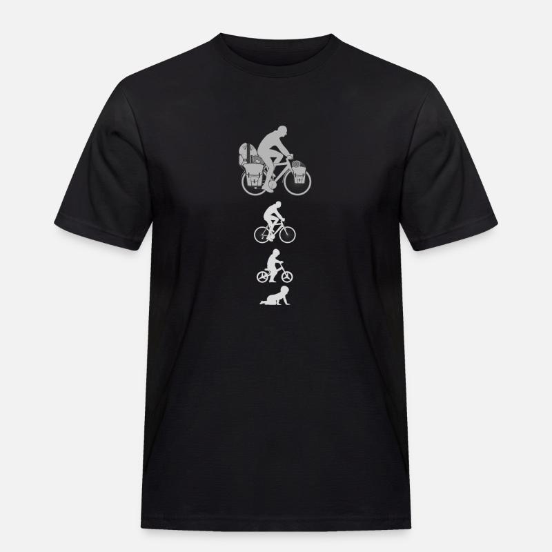 Roue Evolution blanche - T-shirt Workwear homme - noir