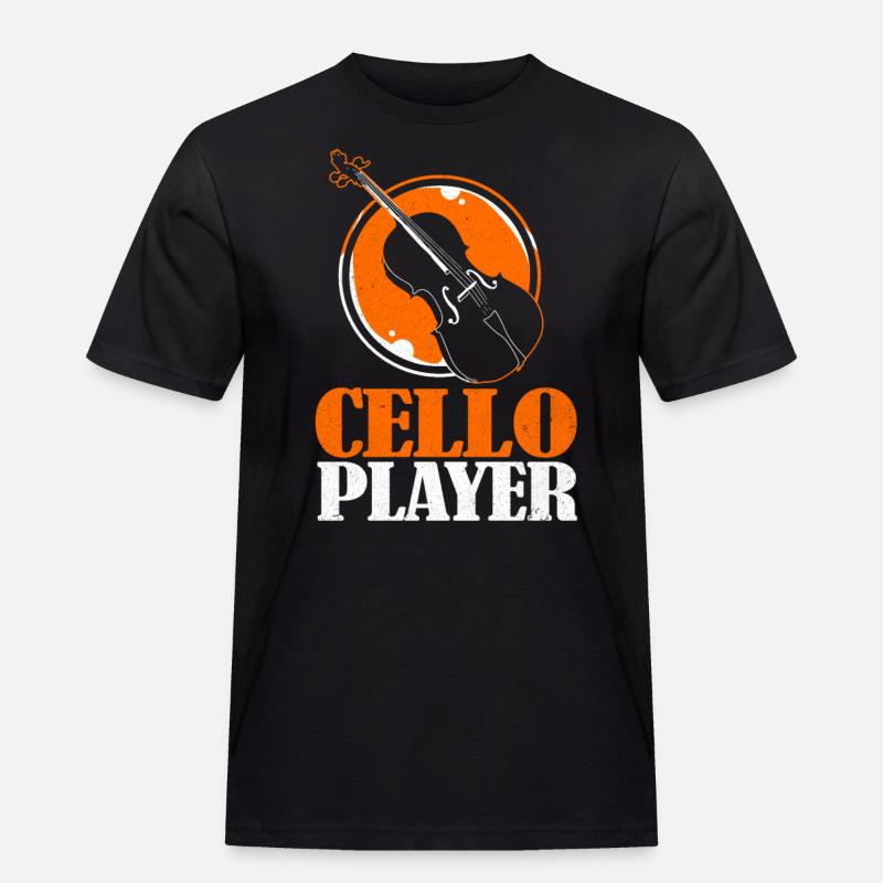 Cello - Männer Workwear T-Shirt - Schwarz