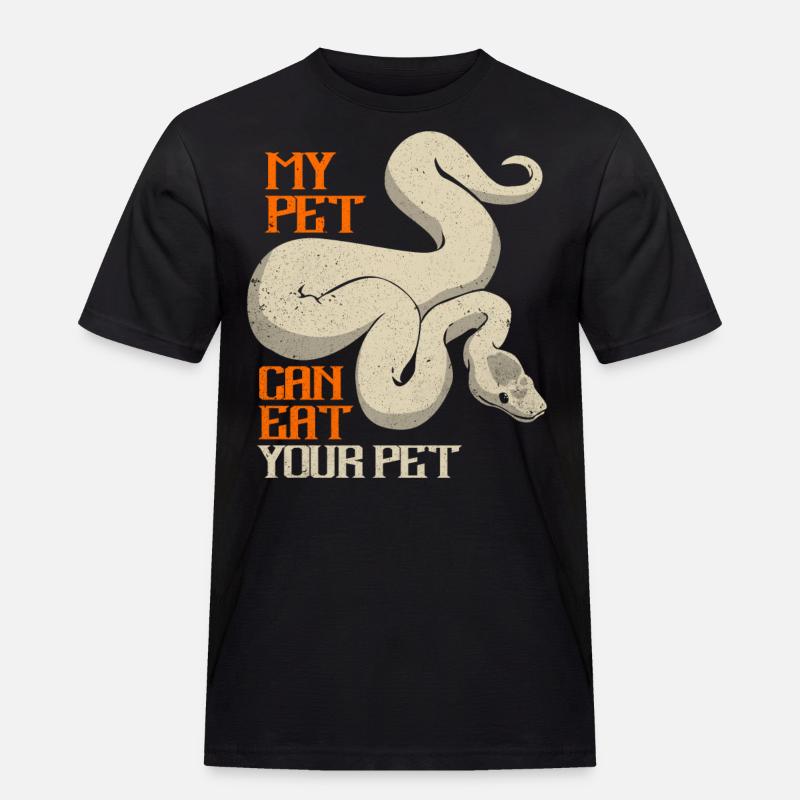 Python - Männer Workwear T-Shirt - Schwarz