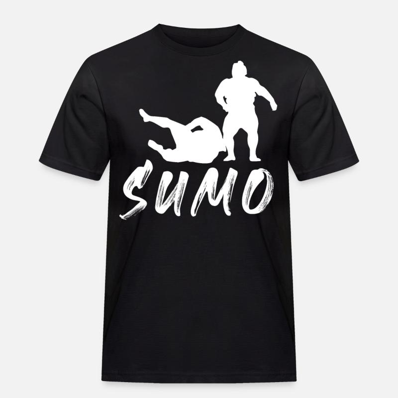 Sumo - Männer Workwear T-Shirt - Schwarz