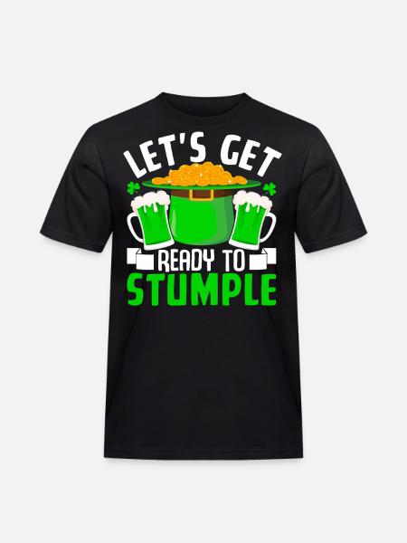 Let's get ready to Stumple - Men's Workwear T-Shirt - black