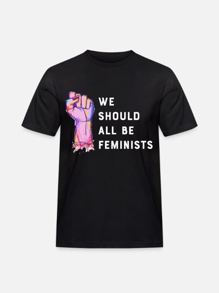 We should all be Feminists - Men's Workwear T-Shirt - black