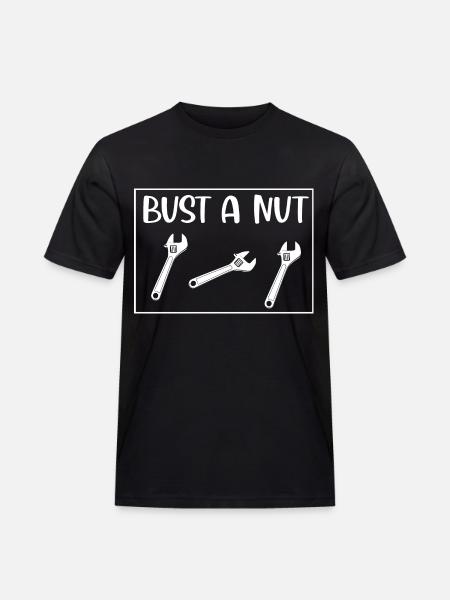Bust a Nut Artisan - Men's Workwear T-Shirt - black