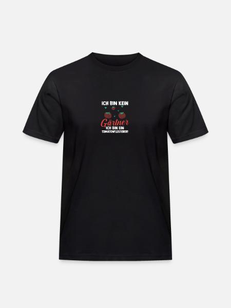 Gärtner Tomate Bauer Garten - Männer Workwear T-Shirt - Schwarz