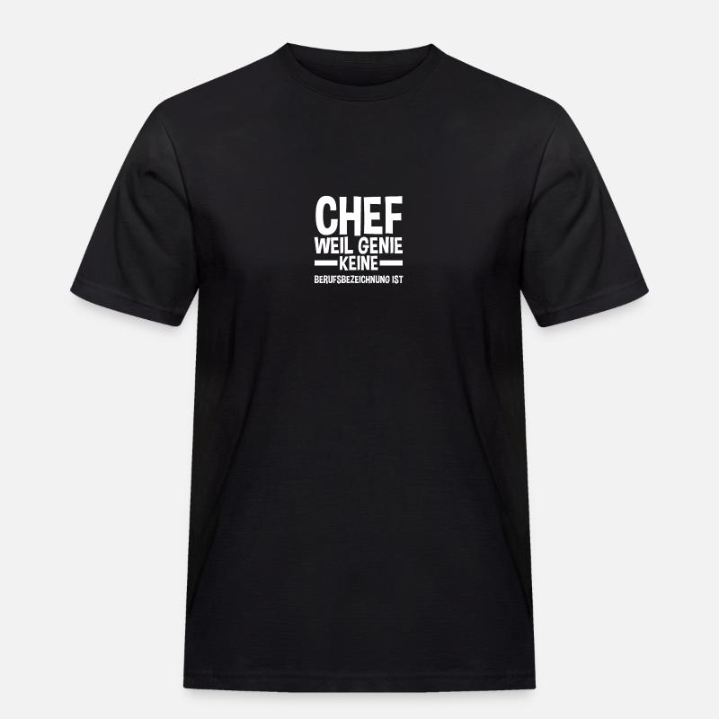 Teamleiter Chef Abschied - Männer Workwear T-Shirt - Schwarz