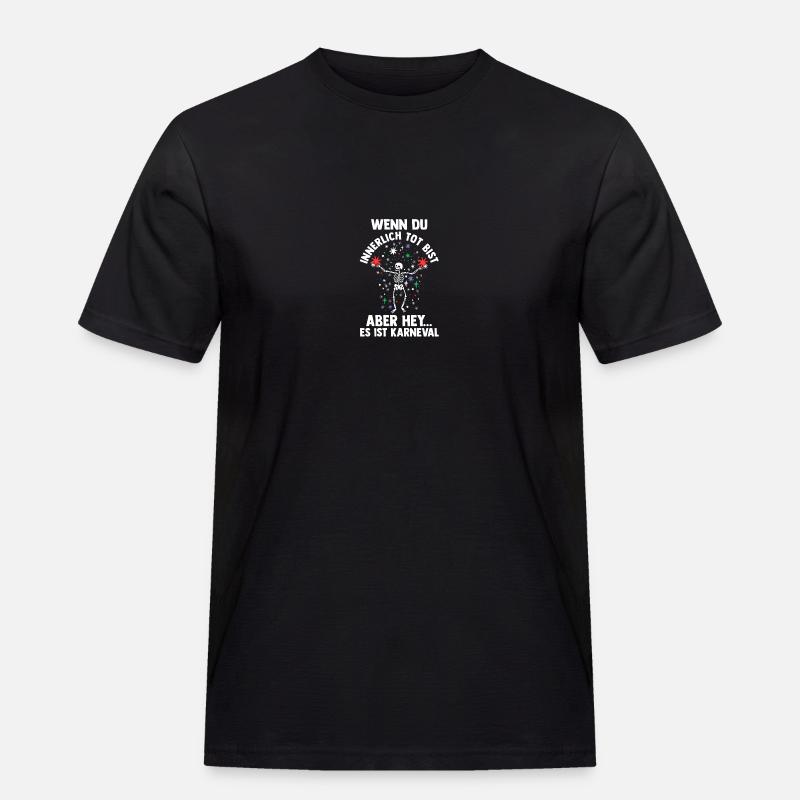 Costume de carnaval Carnaval - T-shirt Workwear homme - noir