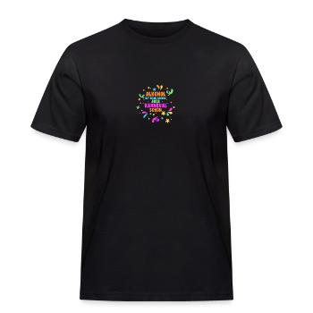 Karnevalskostüm Fasching Karneval - Männer Workwear T-Shirt - Schwarz - Vorne - AI Model Male 178 light (178cm)