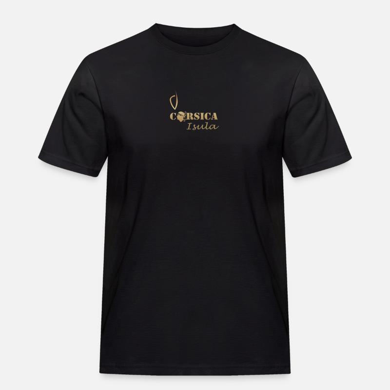 corse - Männer Workwear T-Shirt - Schwarz