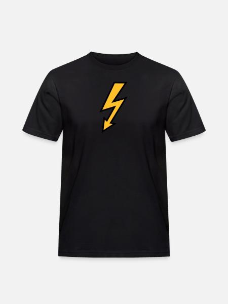 Blitz - Männer Workwear T-Shirt - Schwarz