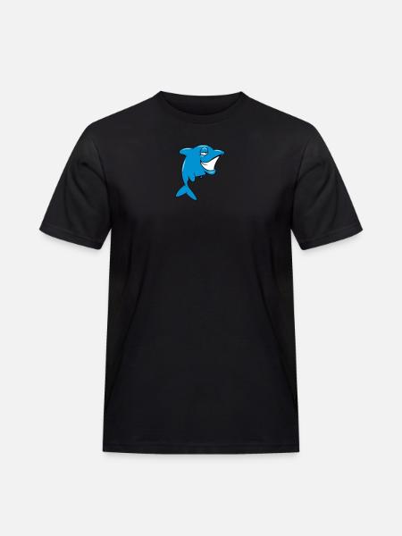 Delfin witty - Men's Workwear T-Shirt - black