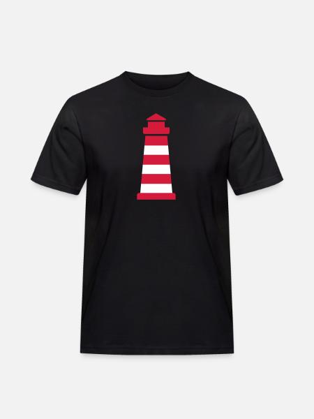 Lighthouse - Men's Workwear T-Shirt - black