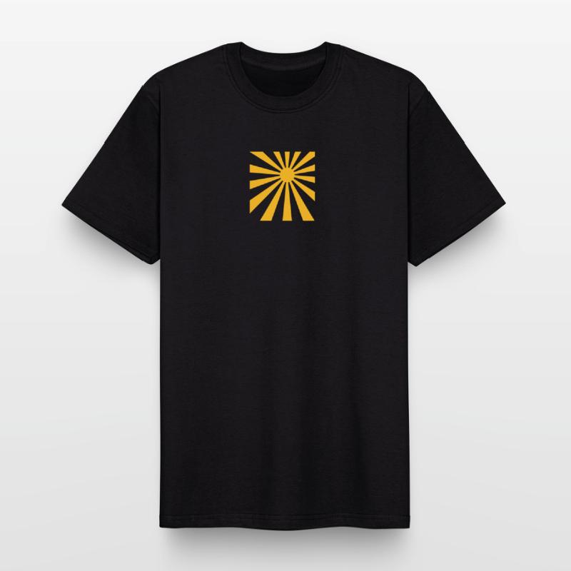 Rayons de soleil conception de rectangle T-shirt Workwear homme