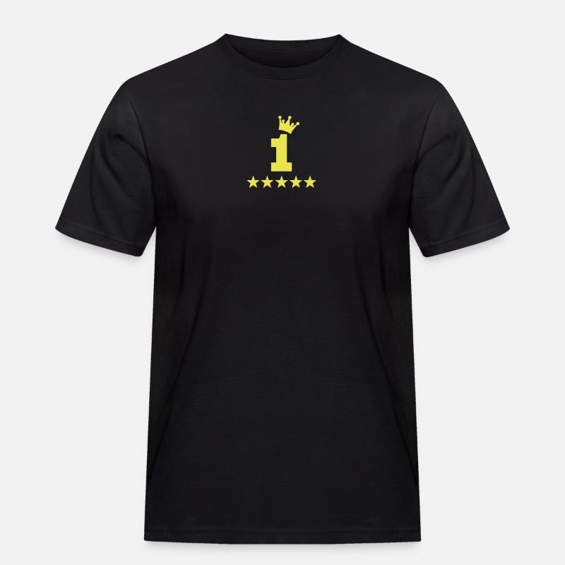 1 - Männer Workwear T-Shirt - Schwarz