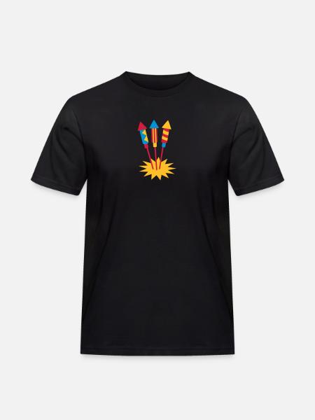Feu d'artifice - T-shirt Workwear homme - noir