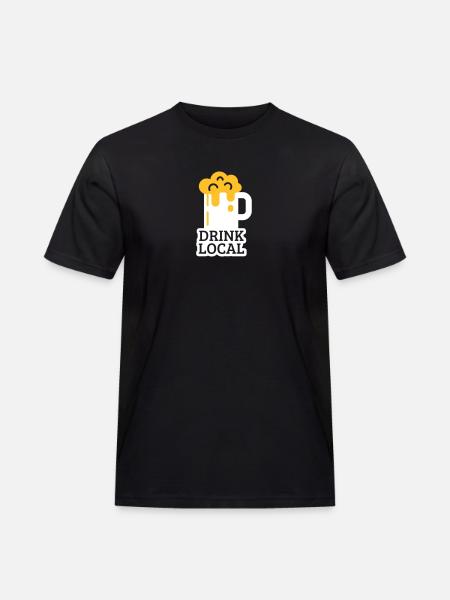 drink local - Men's Workwear T-Shirt - black