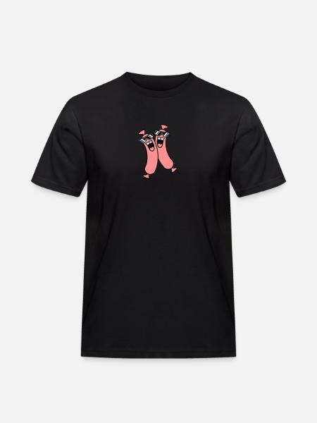 Cool Sausages - Men's Workwear T-Shirt - black