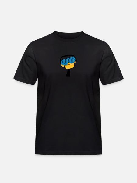 dj_duck - T-shirt Workwear homme - noir