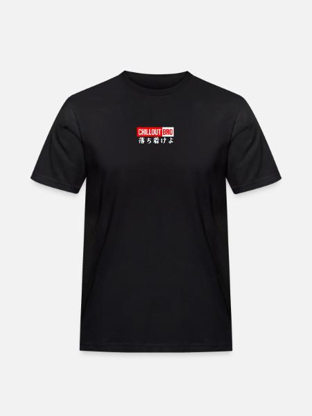 Chillout Bro (Ochitsukeyo) - Men's Workwear T-Shirt - black