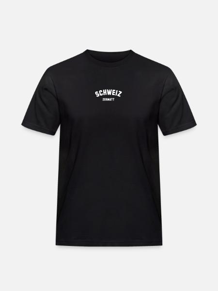 ZERMATT Suisse Suisse - T-shirt Workwear homme - noir
