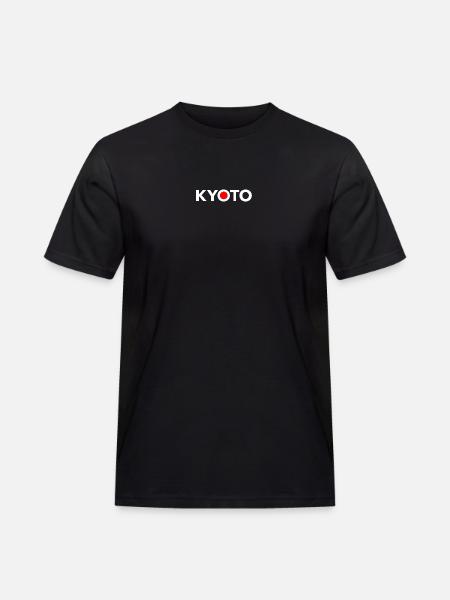 KYOTO Japan Japanese Flag - Men's Workwear T-Shirt - black
