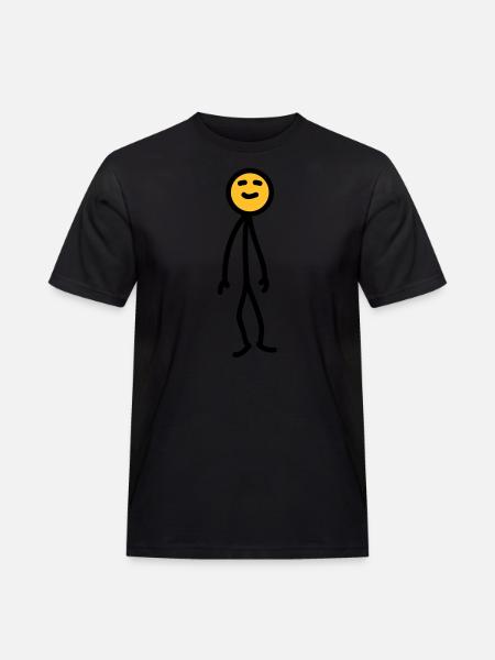 happy_man - T-shirt Workwear homme - noir