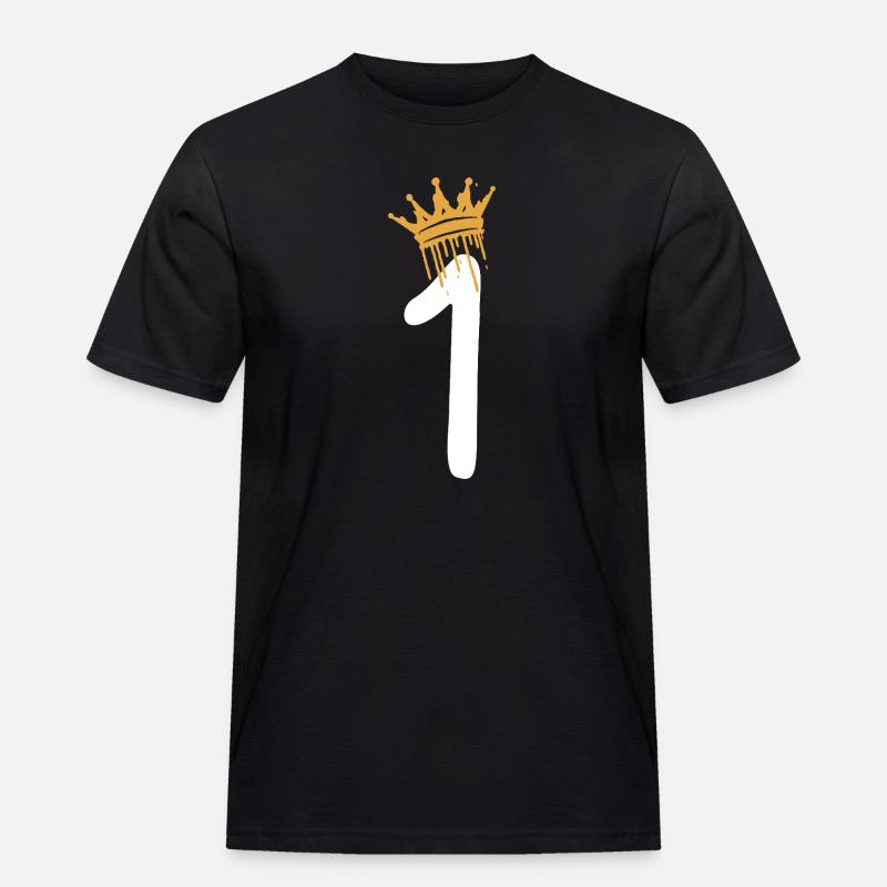 1 - Männer Workwear T-Shirt - Schwarz