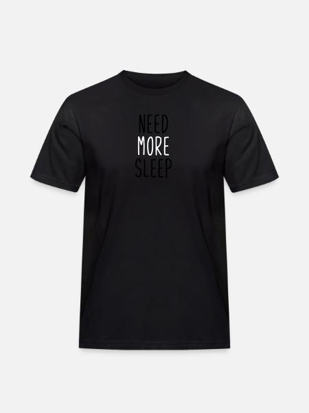 Schlaf. Schlafen. Geschenk. Geschenkidee - Men's Workwear T-Shirt - black