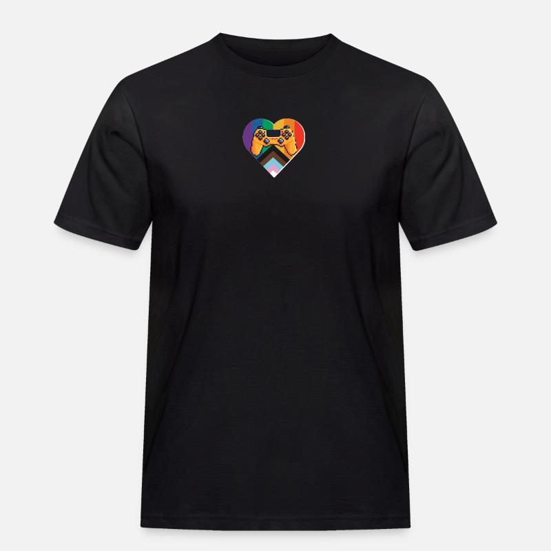 Pride Gaming Controller - Men's Workwear T-Shirt - black
