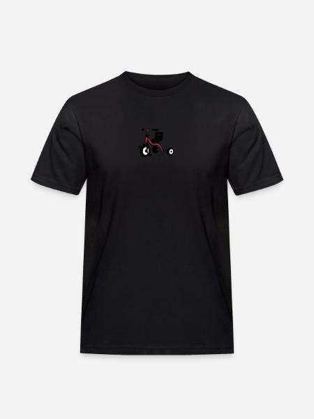 Dreirad - Männer Workwear T-Shirt - Schwarz