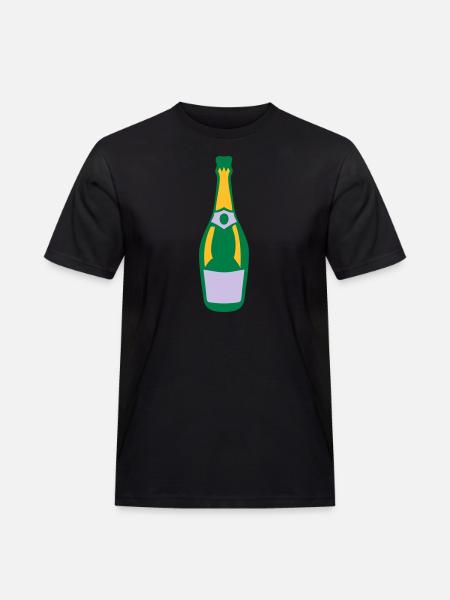 alkohol flasche trinken - T-shirt Workwear homme - noir