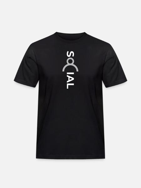 Social - Men's Workwear T-Shirt - black