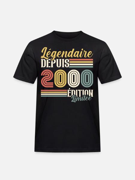 Légendaire Depuis 2000 - T-shirt Workwear homme - noir
