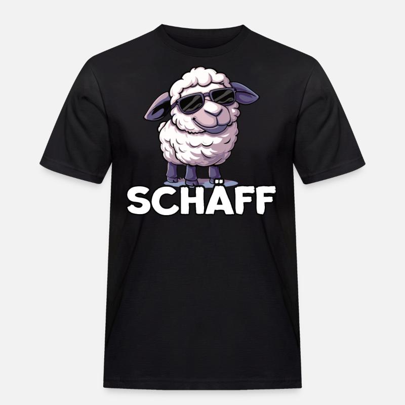 Schäff | Chef | Teamleiter | Abteilungsleiter - Männer Workwear T-Shirt - Schwarz