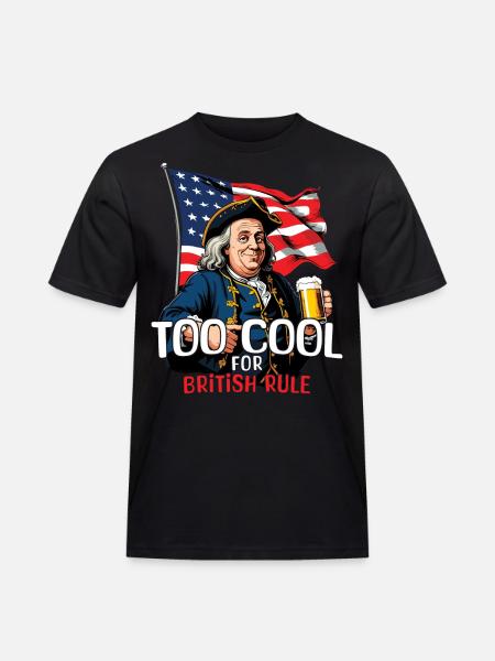 No British rule Celebrate the - Men's Workwear T-Shirt - black