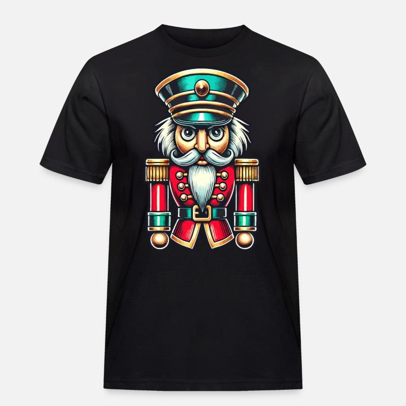 Christmas Nutcracker Stylish Classic - Men's Workwear T-Shirt - black