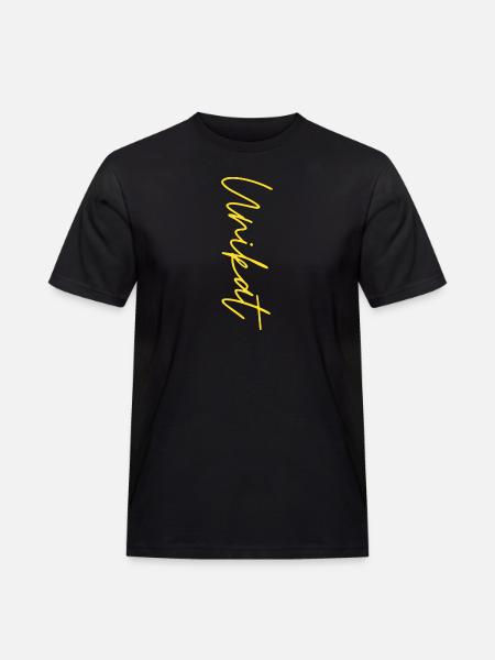 Unikat - Männer Workwear T-Shirt - Schwarz