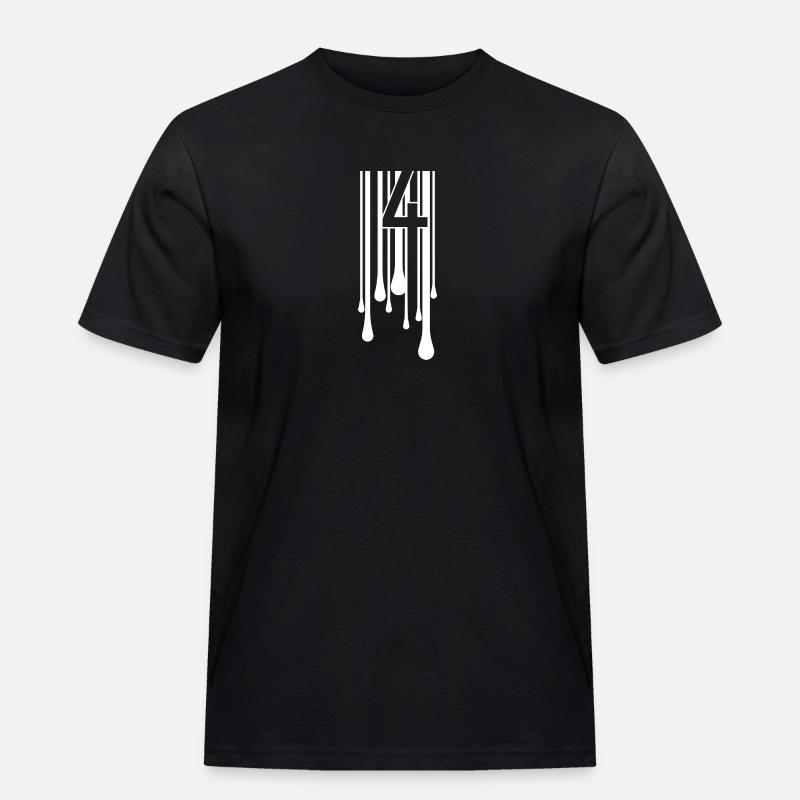 4CODE. Melting - Men's Workwear T-Shirt - black