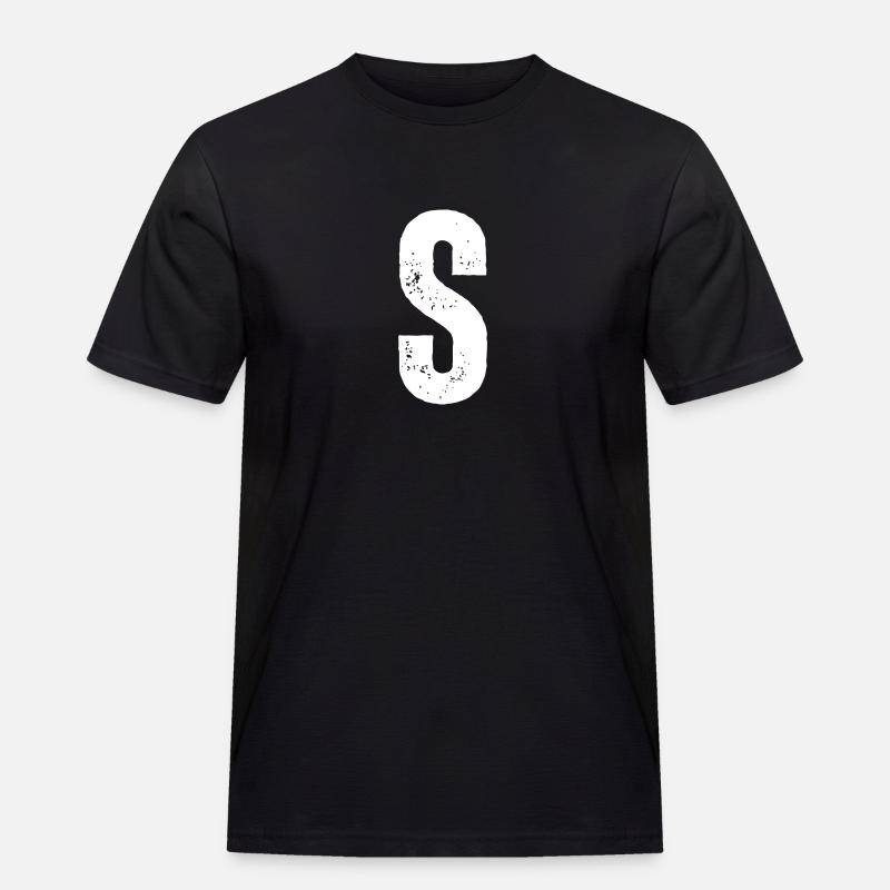 S - Männer Workwear T-Shirt - Schwarz