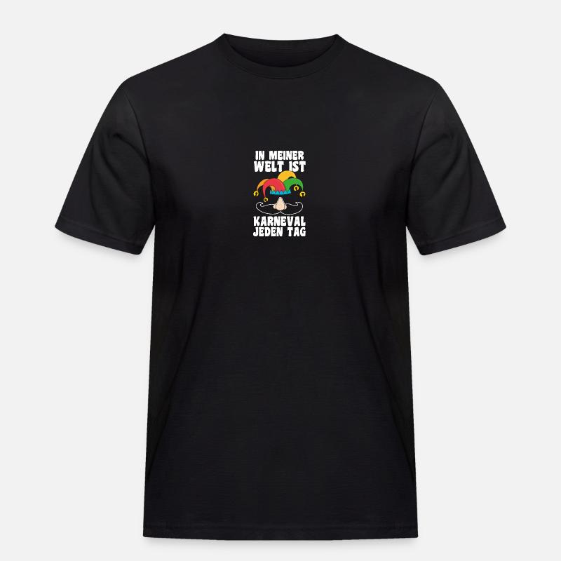 Costume de carnaval Carnaval - T-shirt Workwear homme - noir