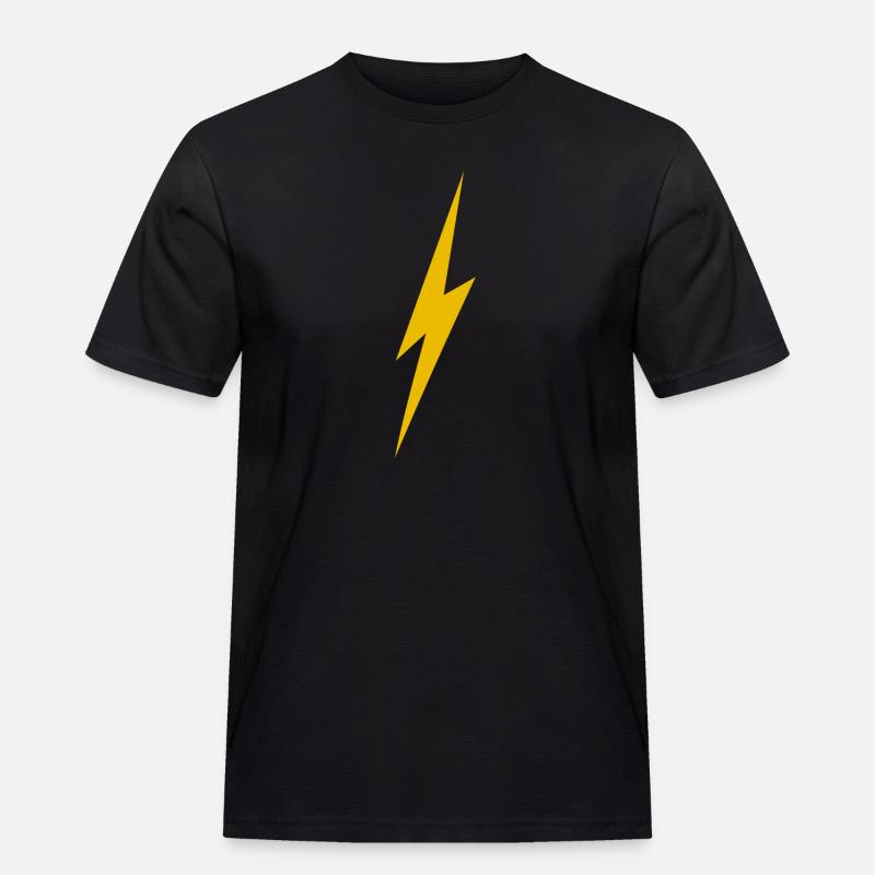 Blitz - Männer Workwear T-Shirt - Schwarz