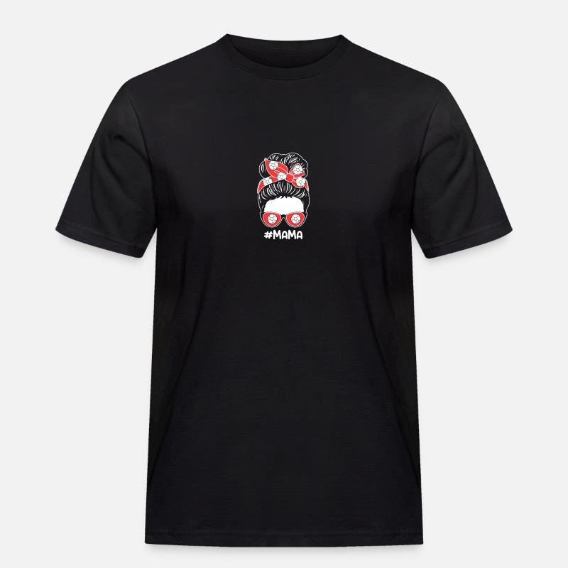 Handballer Mama Mutter Handball - Männer Workwear T-Shirt - Schwarz