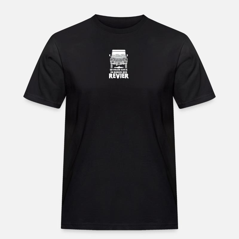 defender lustig funny Geschenk - Männer Workwear T-Shirt - Schwarz